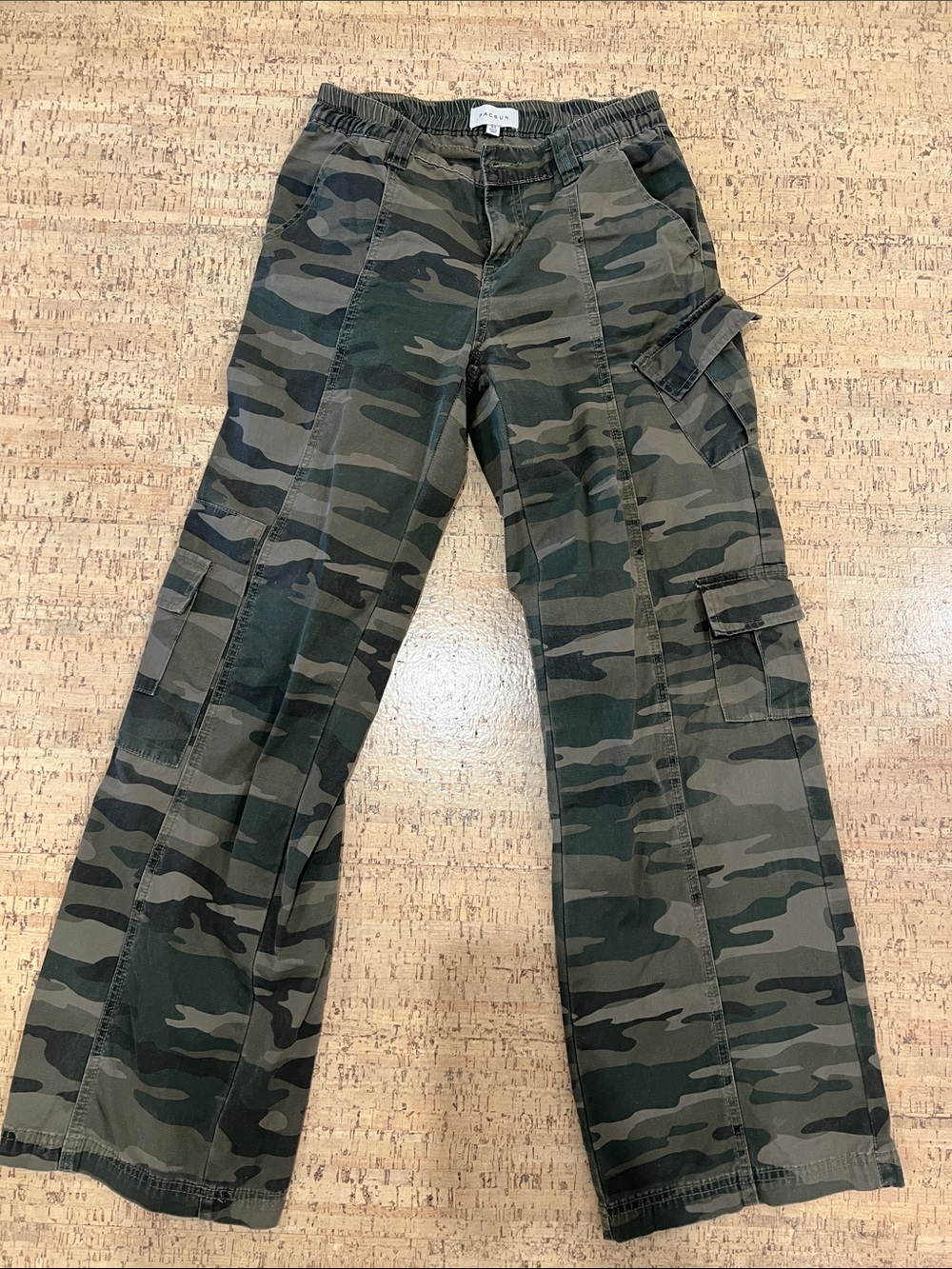 Pacsun Low Rise Baggy Camo pants